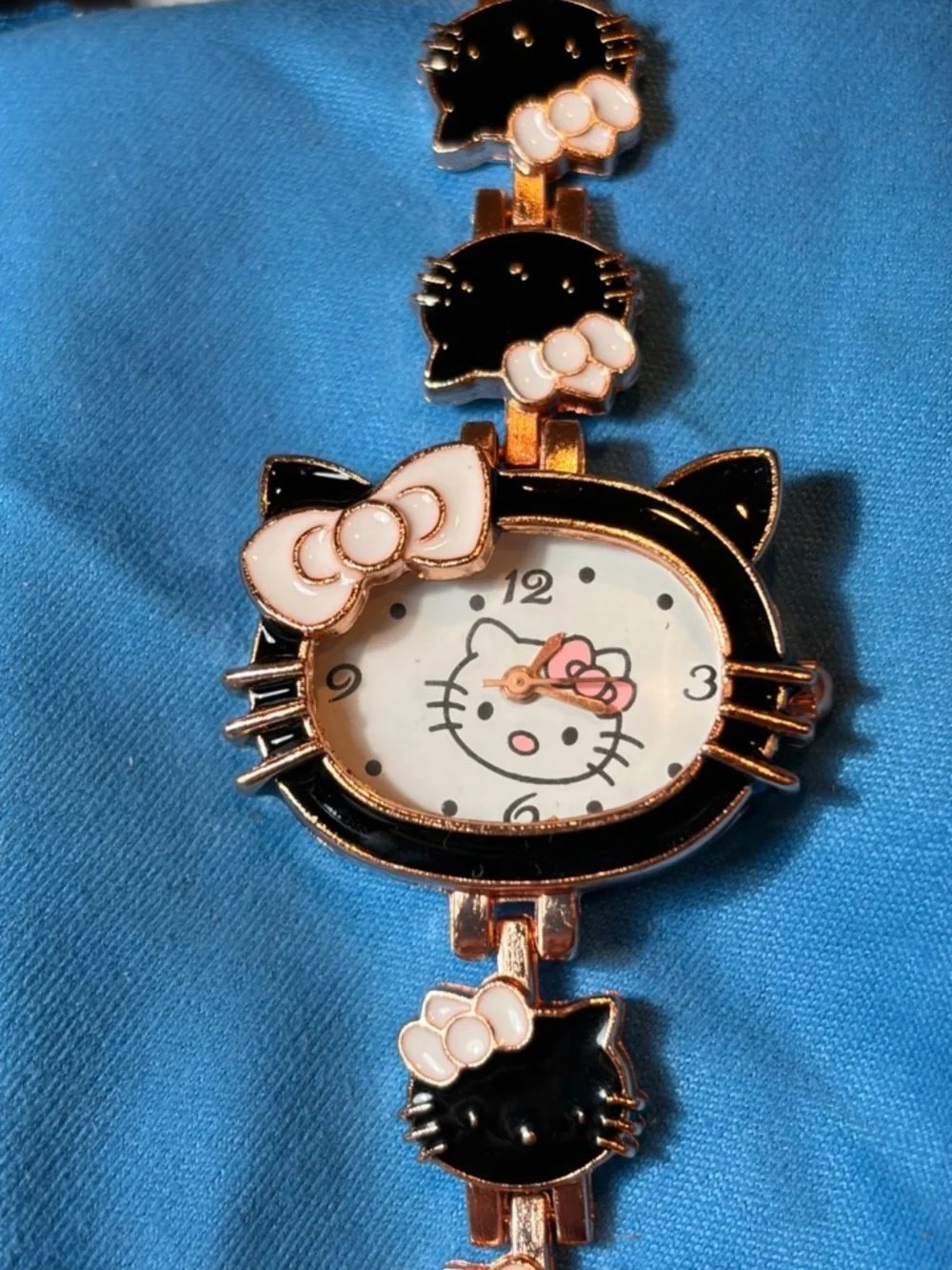 Hello Kitty Watch - New, Black Color, 8” #206501298687